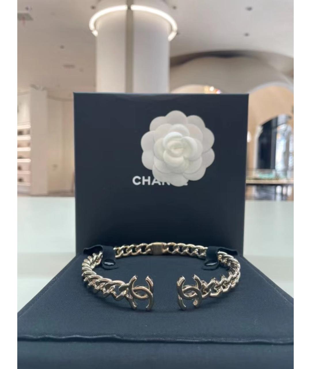 CHANEL Золотой чокер, фото 7