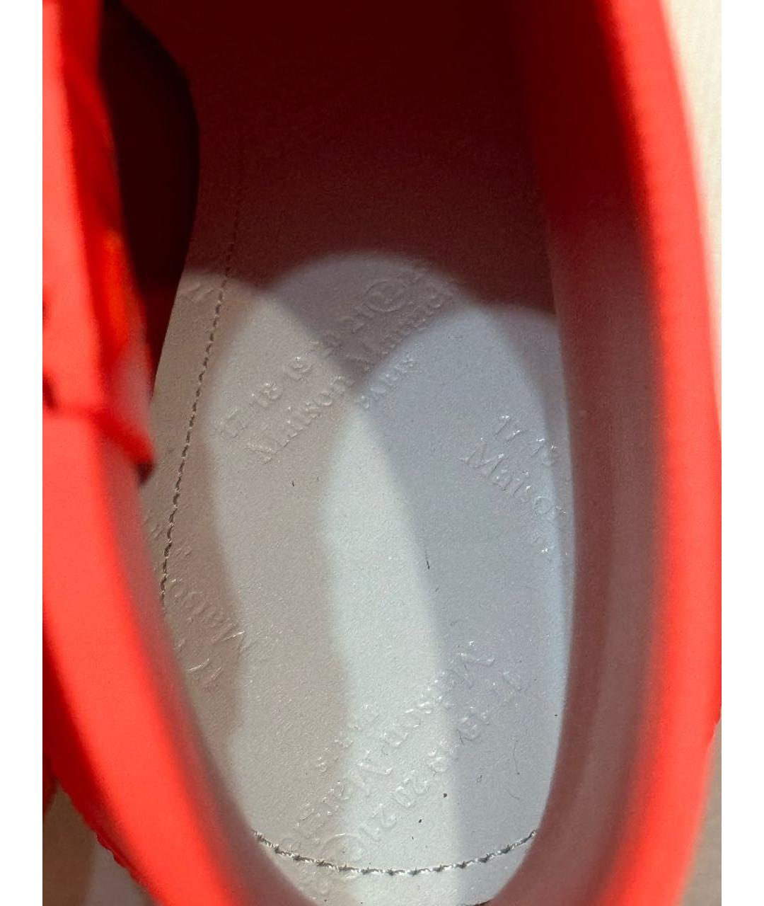 MAISON MARGIELA Красные ботильоны, фото 8