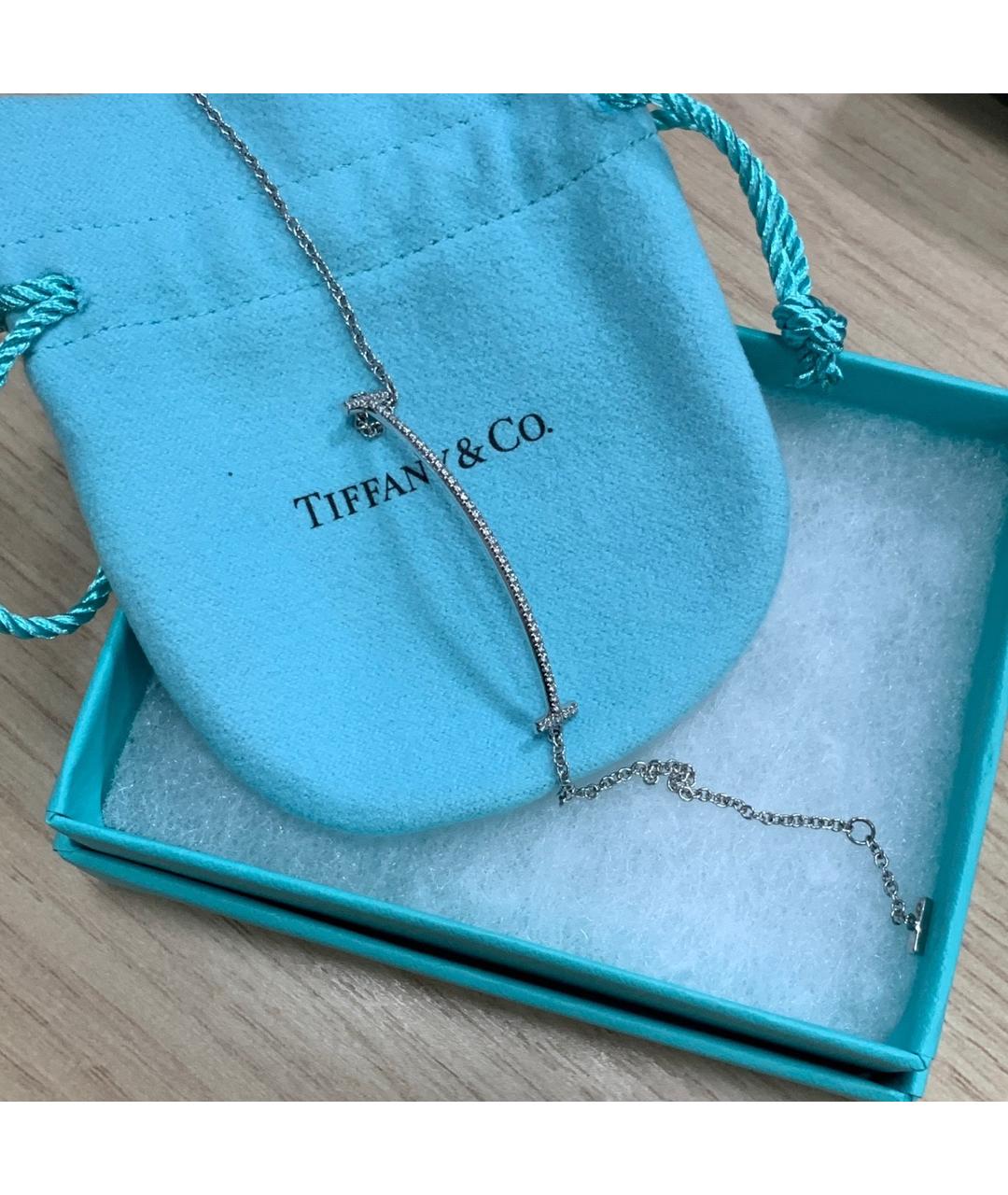 TIFFANY&CO Серебрянный браслет из белого золота, фото 4