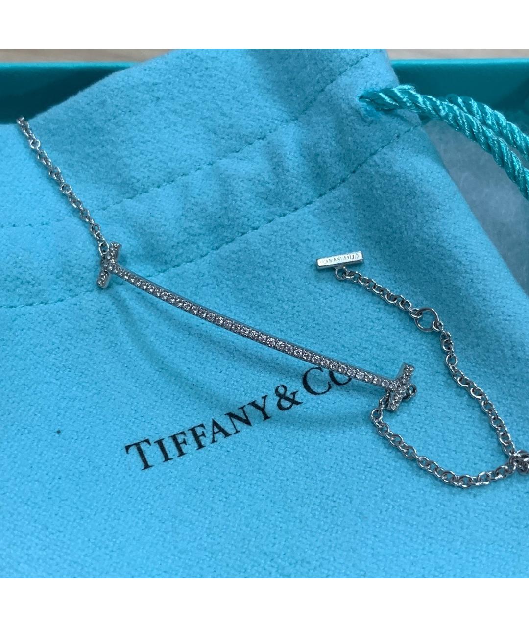 TIFFANY&CO Серебрянный браслет из белого золота, фото 3