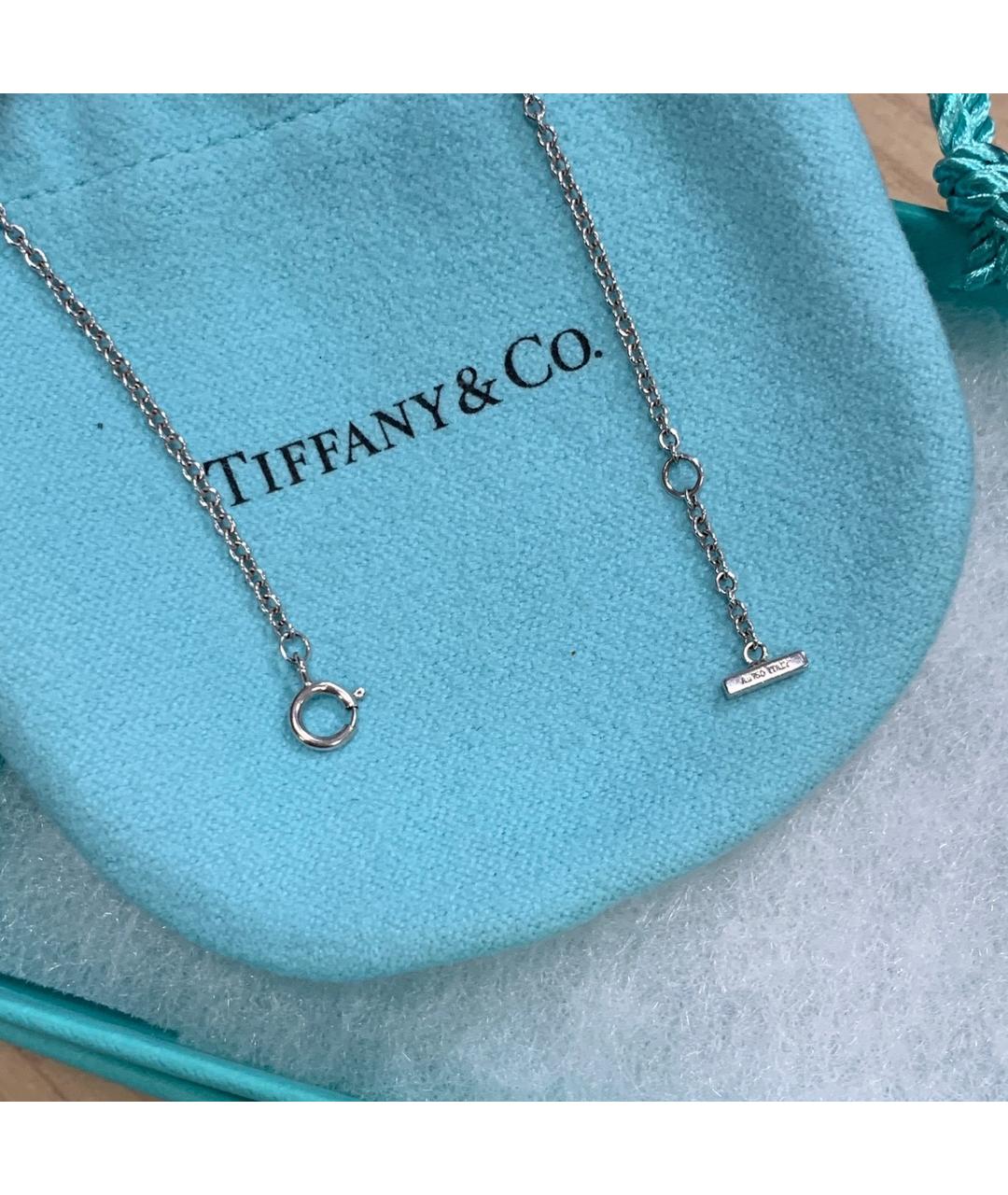 TIFFANY&CO Серебрянный браслет из белого золота, фото 6