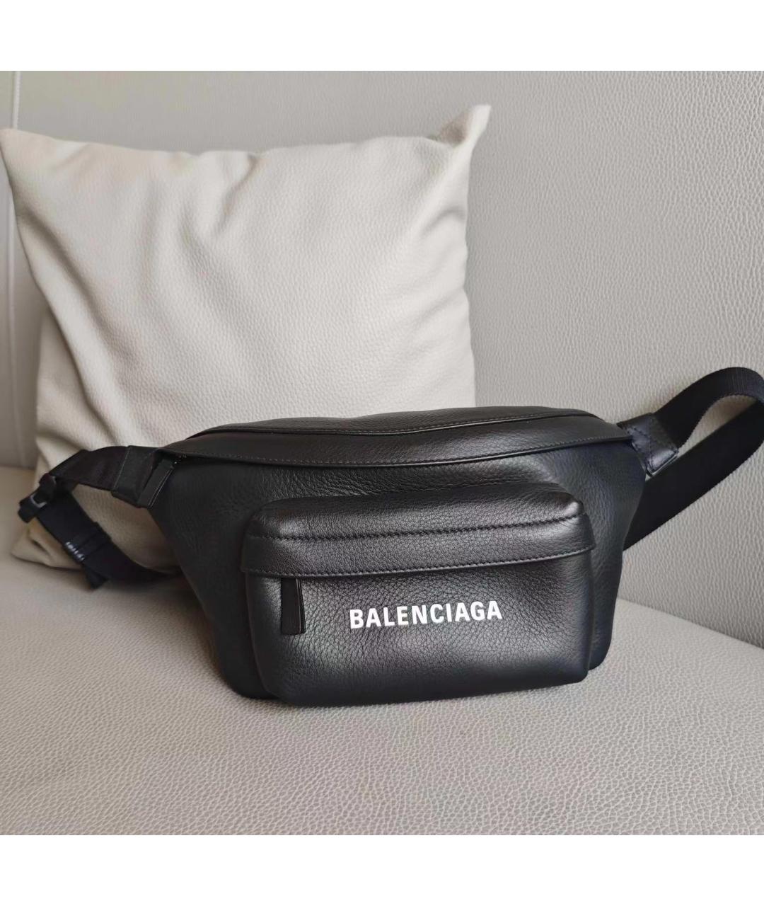 BALENCIAGA Черная поясная сумка, фото 7