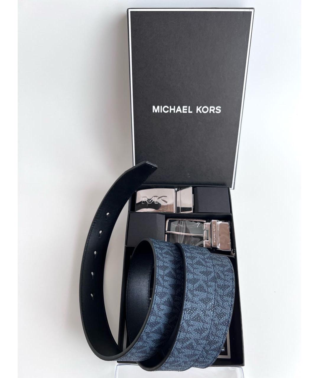 MICHAEL KORS Темно-синий ремень, фото 4