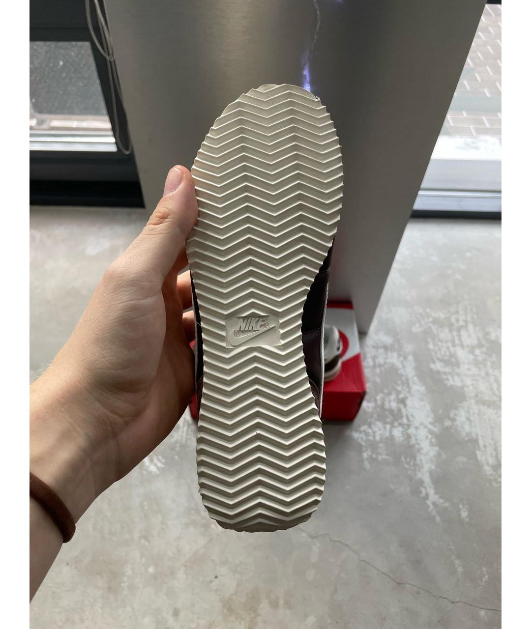 NIKE Коричневые синтетические кеды, фото 7