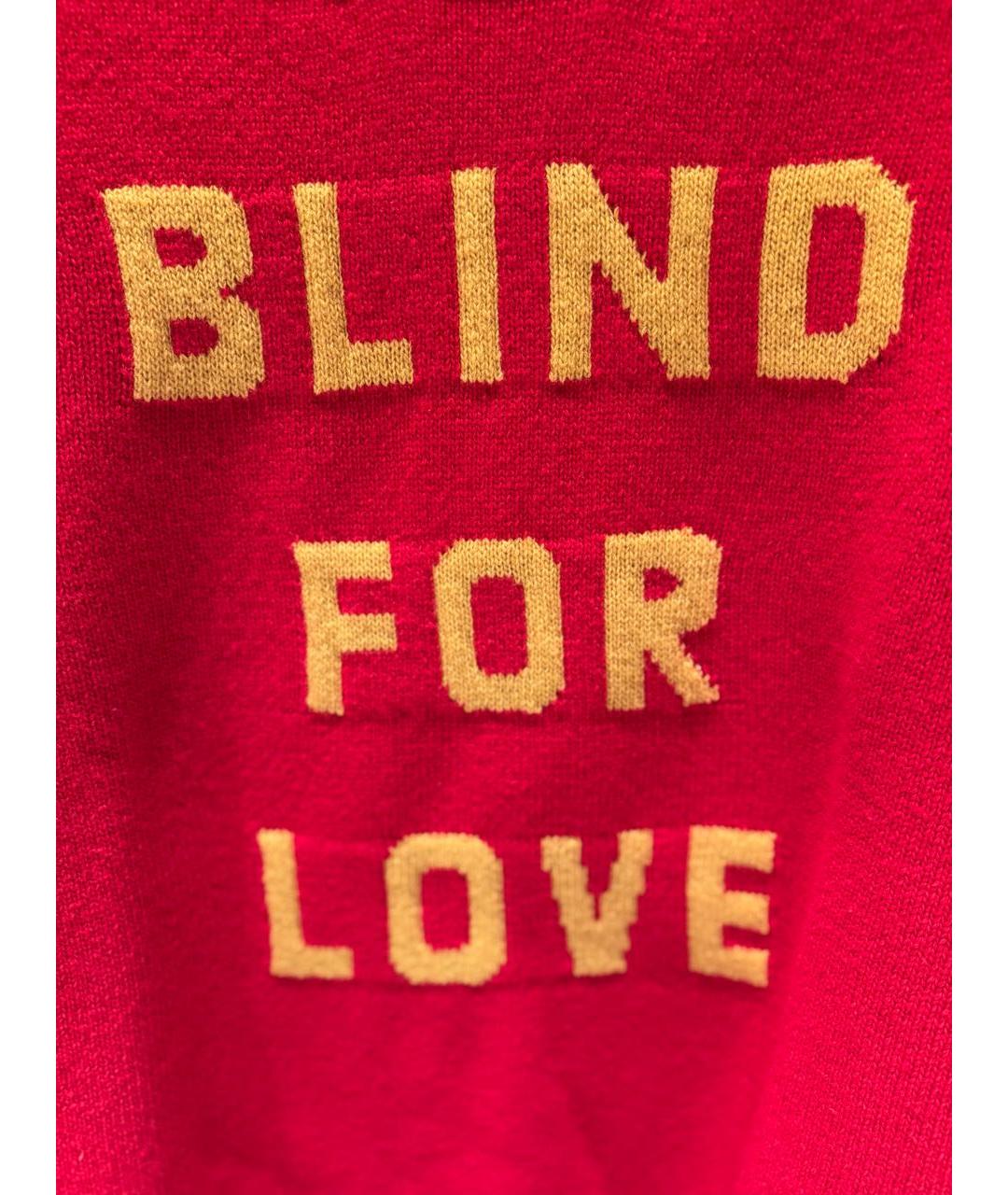 GUCCI Красный шерстяной джемпер / свитер, фото 4