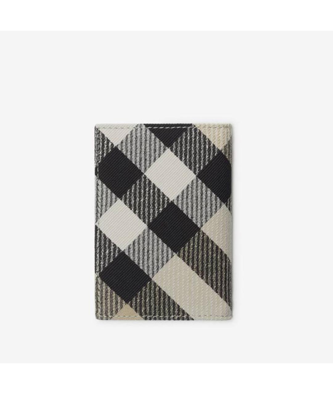 BURBERRY Белый кожаный кардхолдер, фото 2