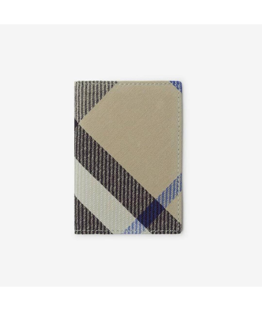 BURBERRY Белый кожаный кардхолдер, фото 4