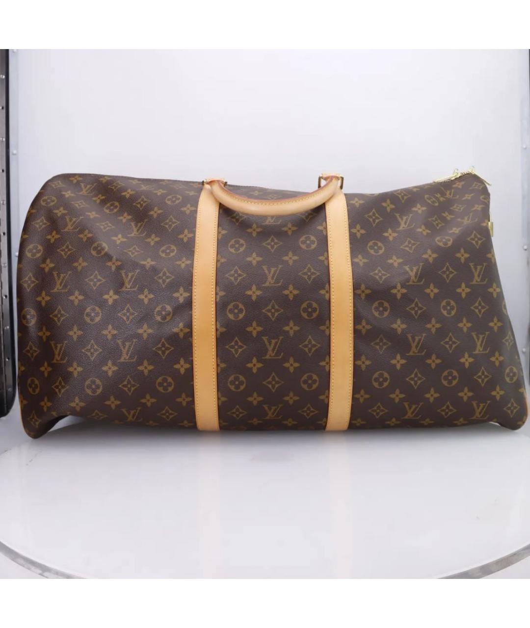 LOUIS VUITTON Коричневая дорожная/спортивная сумка, фото 3