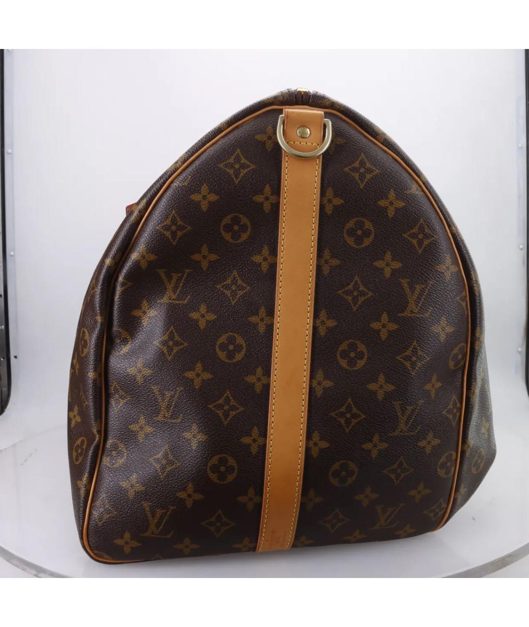 LOUIS VUITTON Коричневая дорожная/спортивная сумка, фото 4