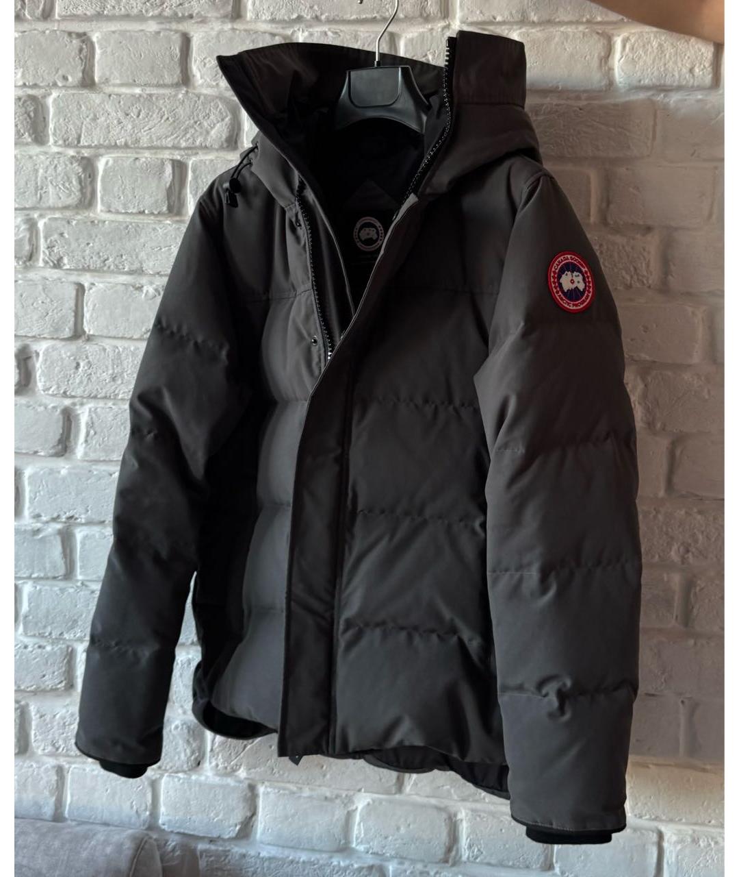 CANADA GOOSE Антрацитовая полиэстеровая парка, фото 6