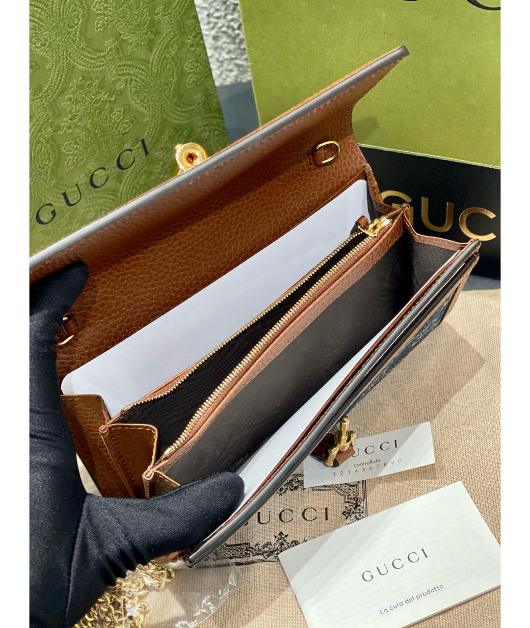 GUCCI Синяя сумка через плечо, фото 7