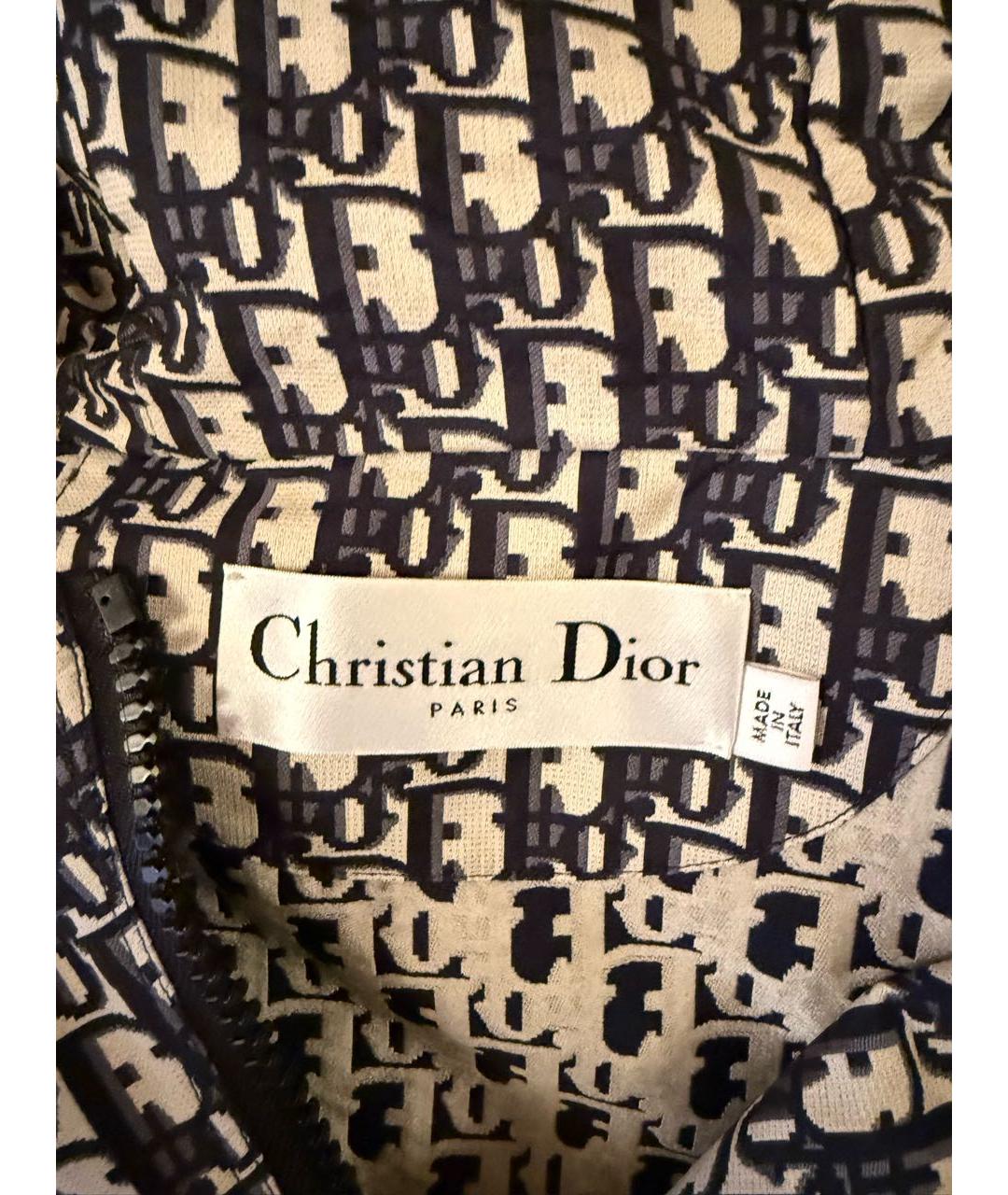 CHRISTIAN DIOR Темно-синяя полиэстеровая куртка, фото 2