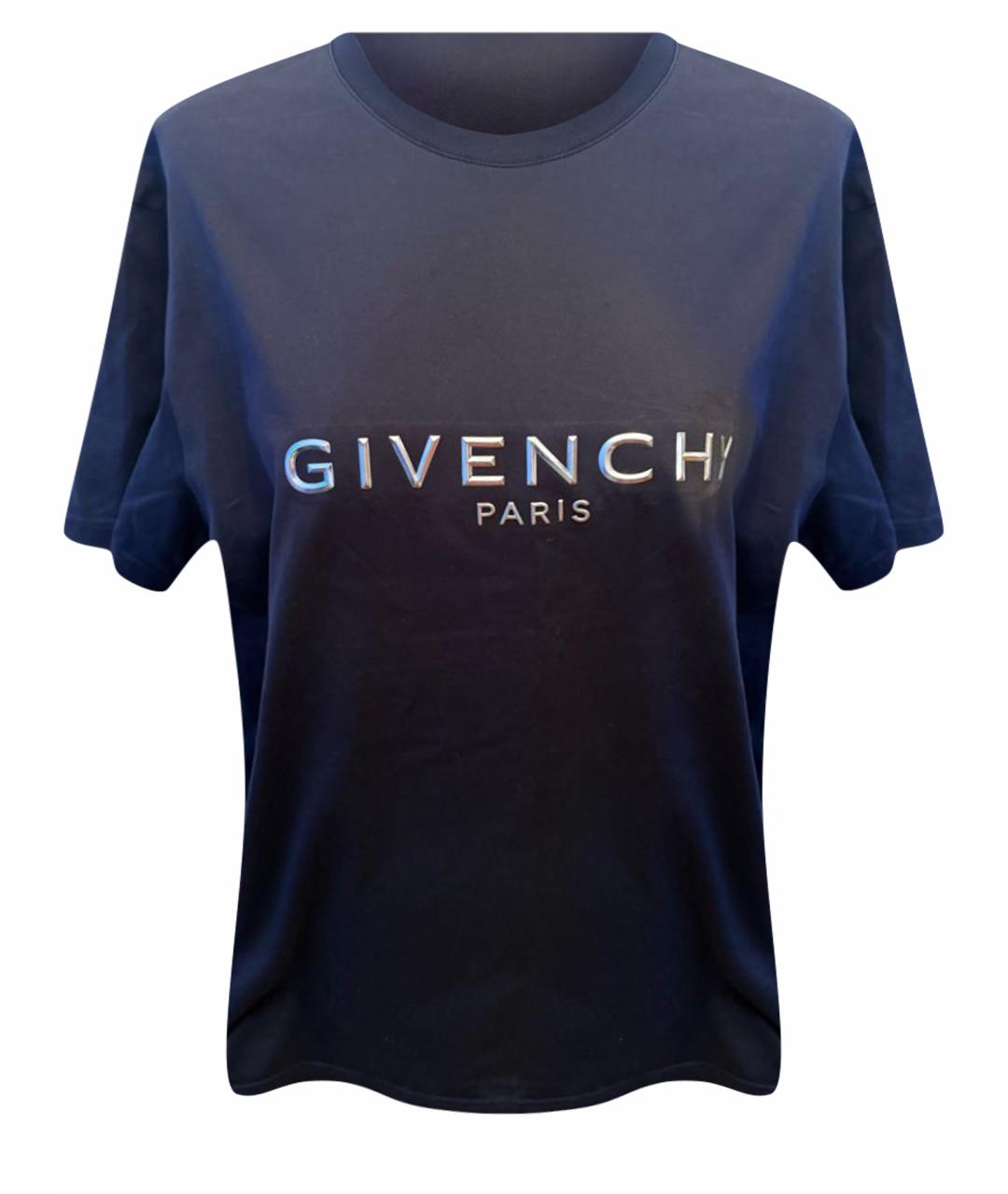 GIVENCHY Черная хлопковая футболка, фото 1