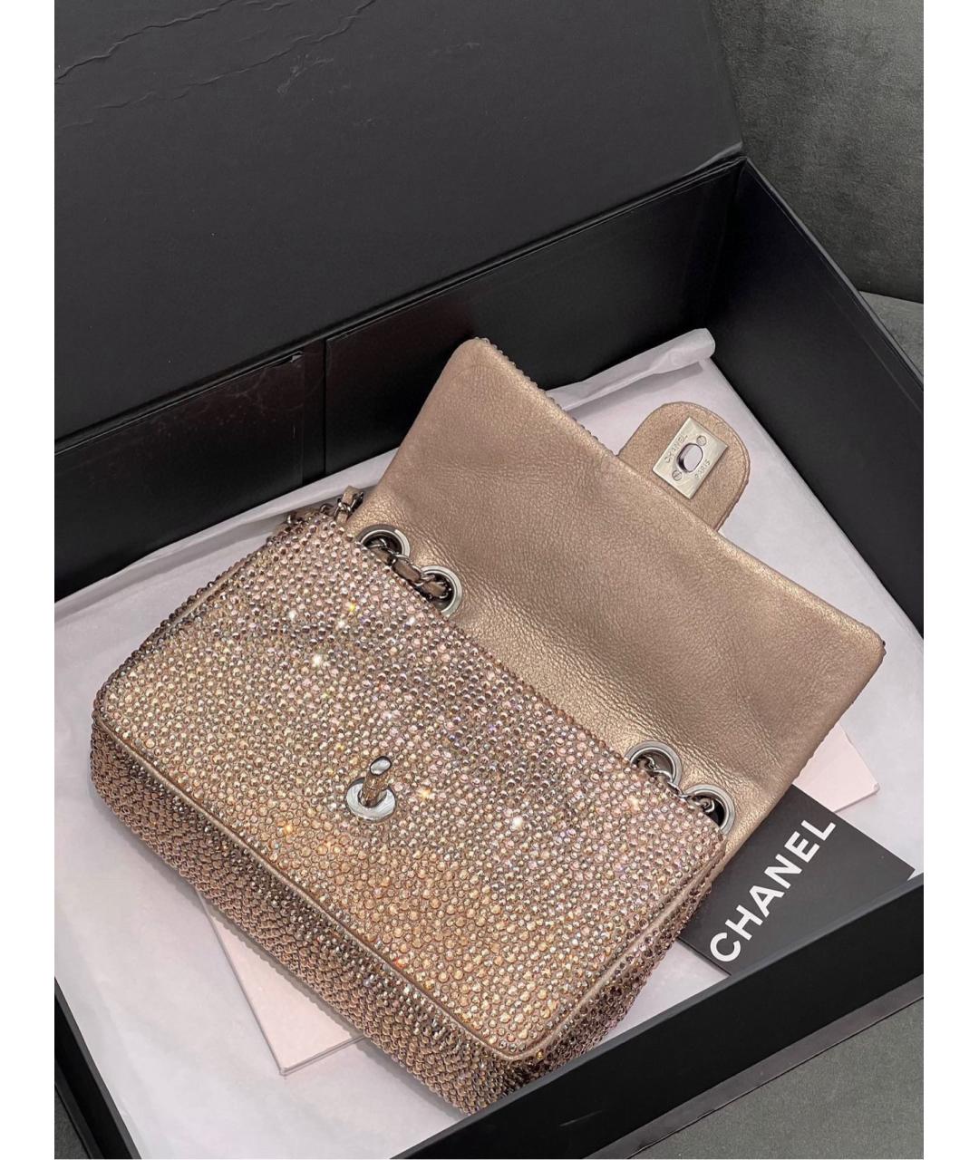 CHANEL Бежевая сумка через плечо, фото 7