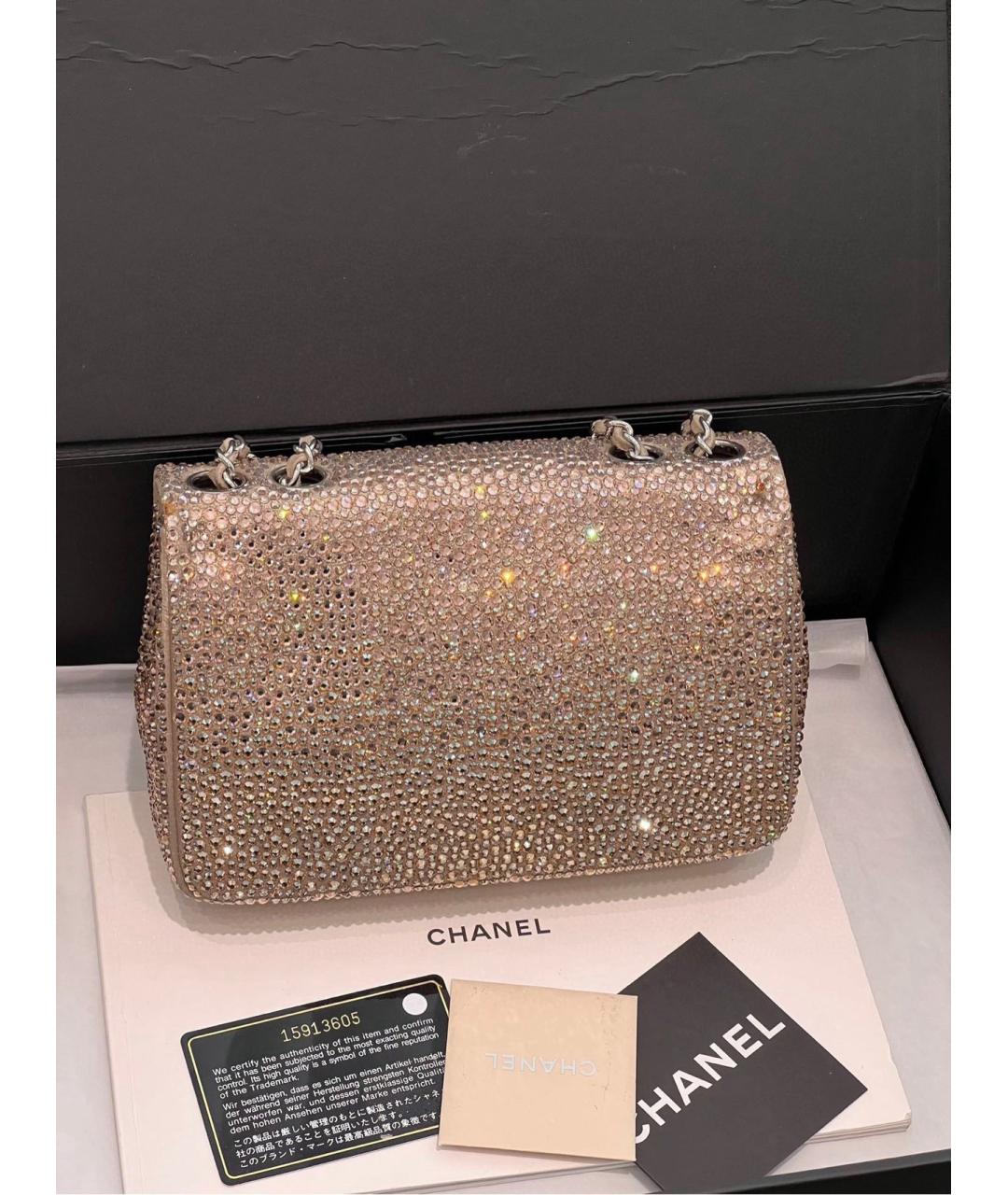 CHANEL Бежевая сумка через плечо, фото 2