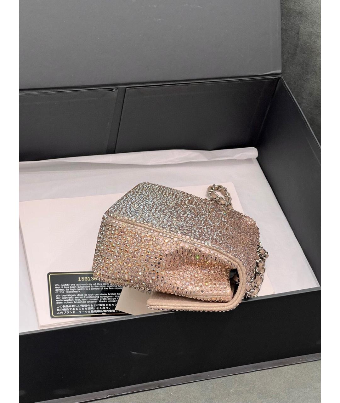 CHANEL Бежевая сумка через плечо, фото 6