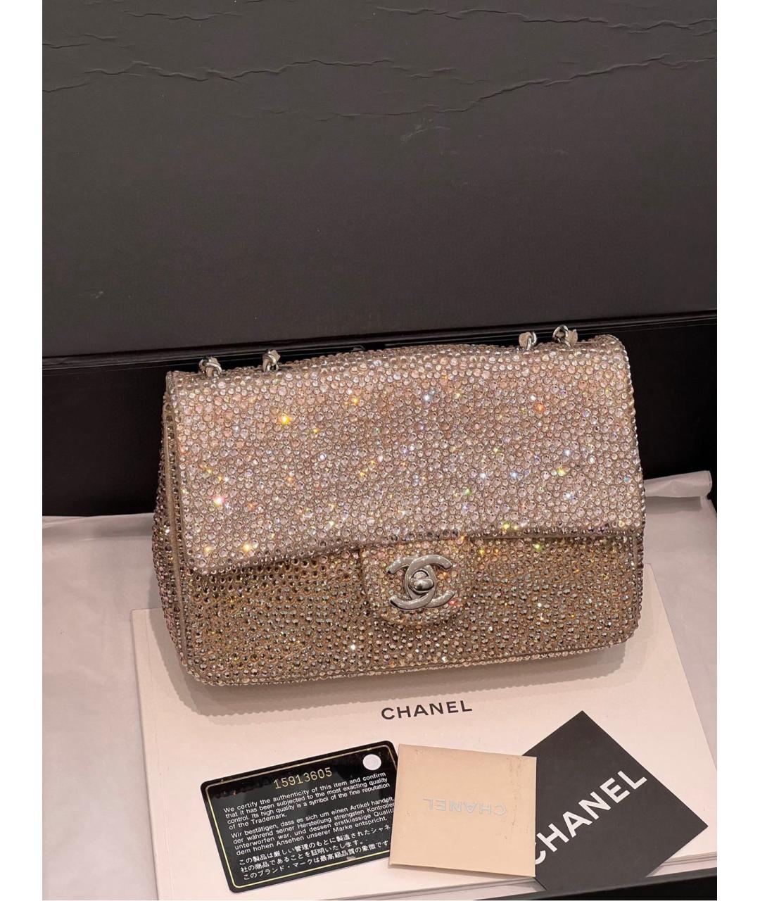 CHANEL Бежевая сумка через плечо, фото 9