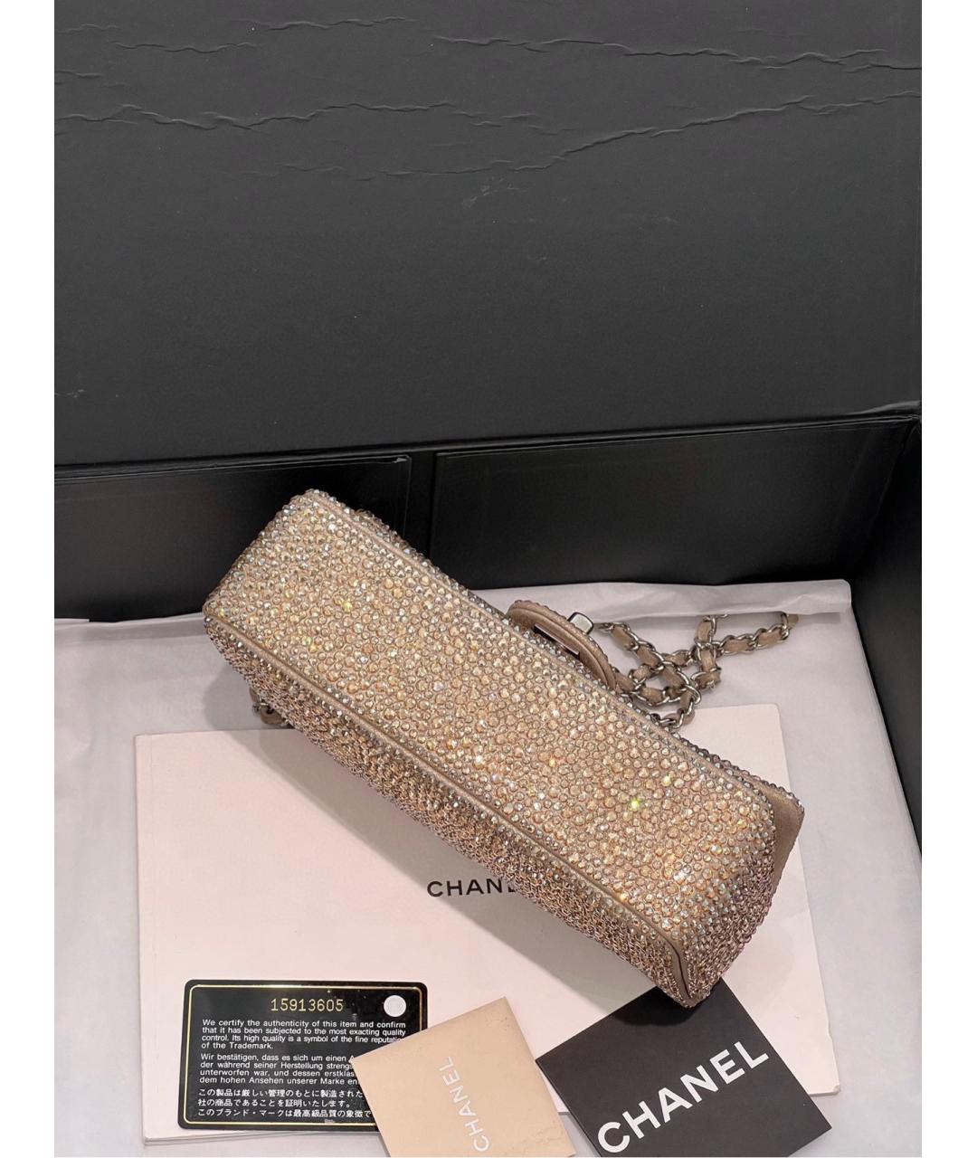 CHANEL Бежевая сумка через плечо, фото 3
