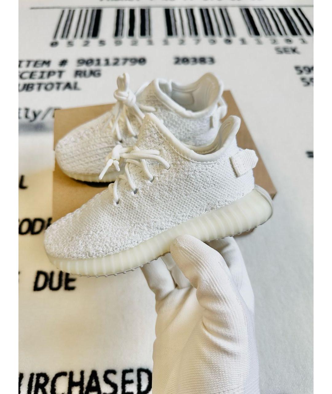 ADIDAS YEEZY Белые кеды, фото 2