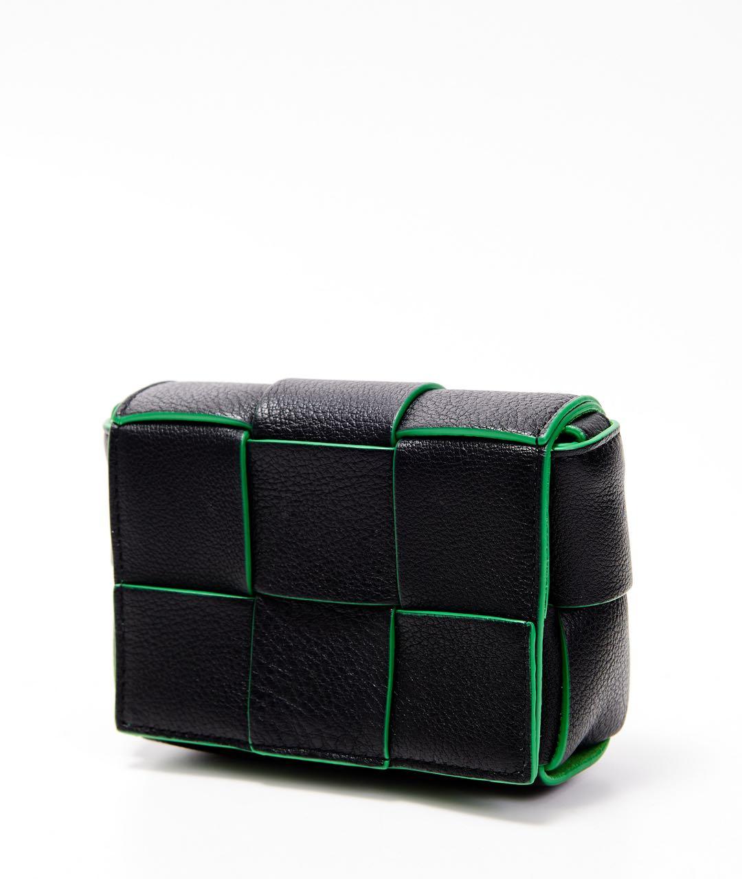 BOTTEGA VENETA Черная сумка через плечо, фото 3