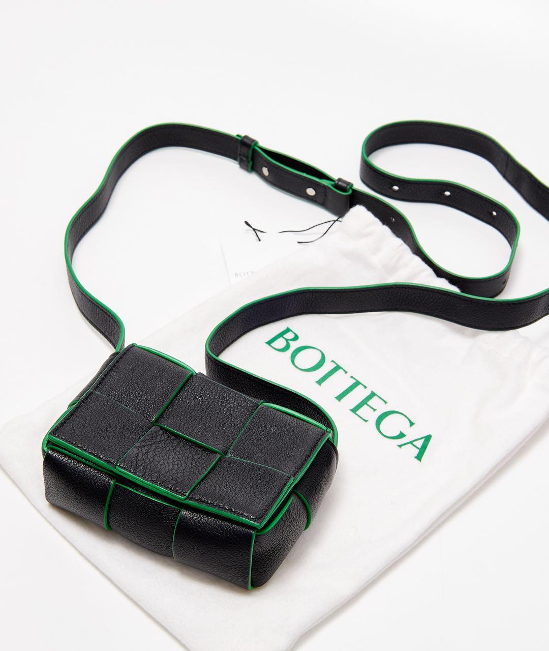BOTTEGA VENETA Черная сумка через плечо, фото 8