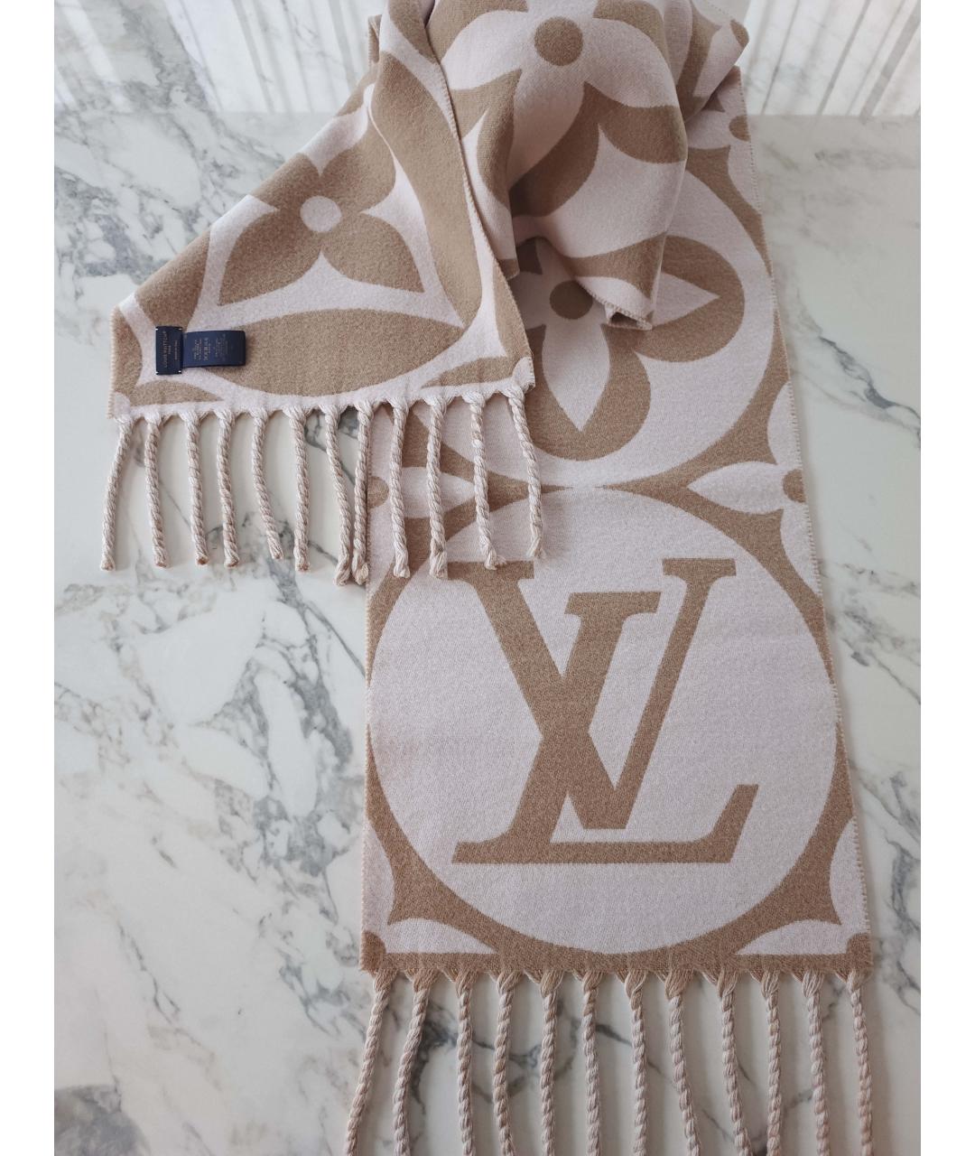 LOUIS VUITTON Шерстяной шарф, фото 4