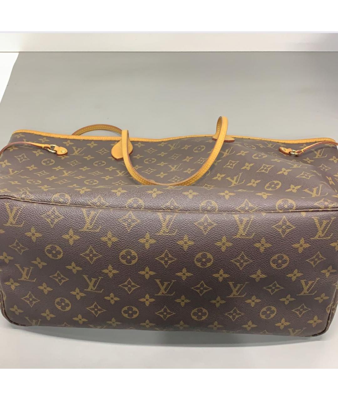 LOUIS VUITTON Коричневая сумка тоут, фото 8