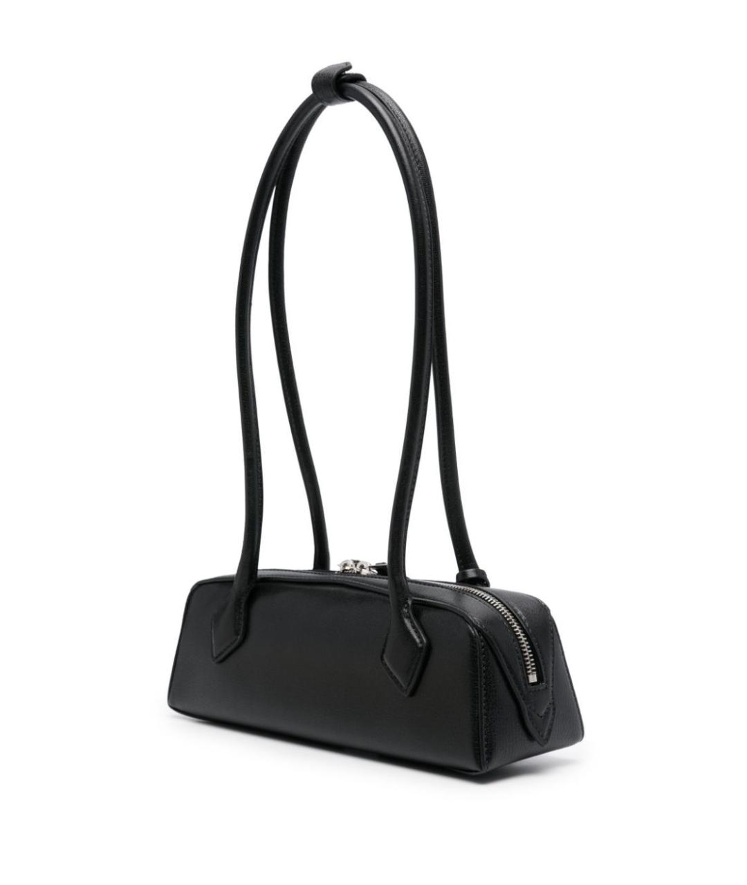 ALAIA Черная кожаная сумка через плечо, фото 3
