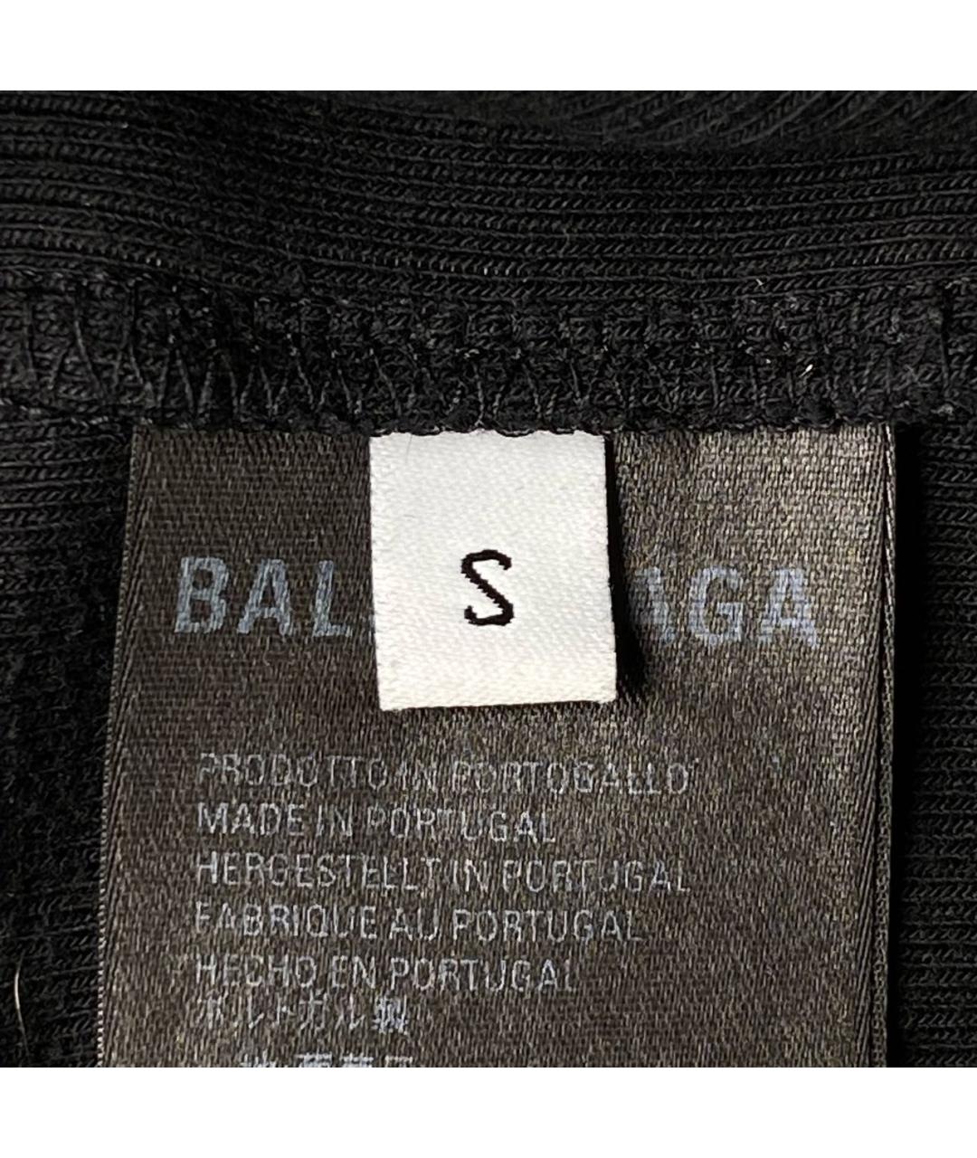 BALENCIAGA Черная майка, фото 6