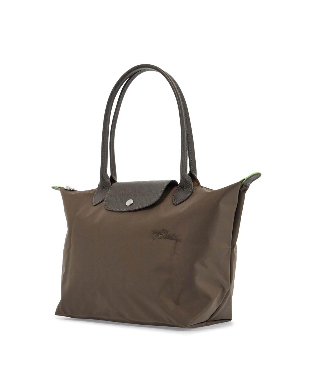 LONGCHAMP Коричневая синтетическая сумка тоут, фото 3