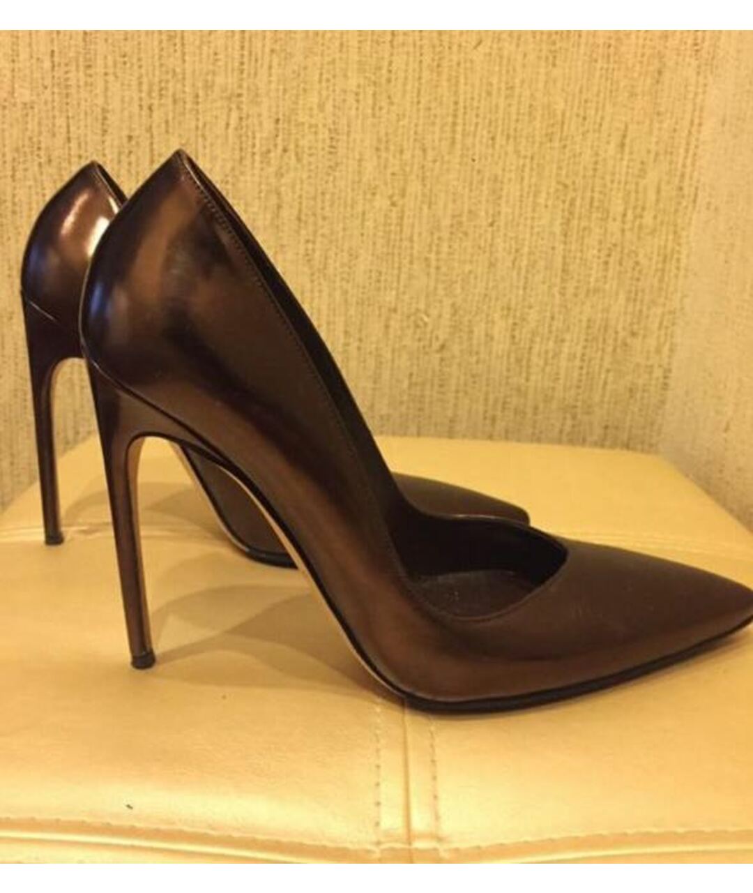 BRIAN ATWOOD Коричневые кожаные туфли, фото 3