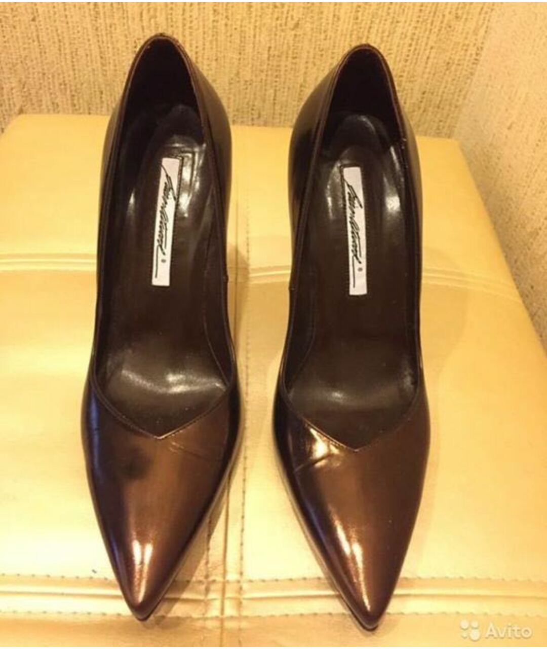 BRIAN ATWOOD Коричневые кожаные туфли, фото 2
