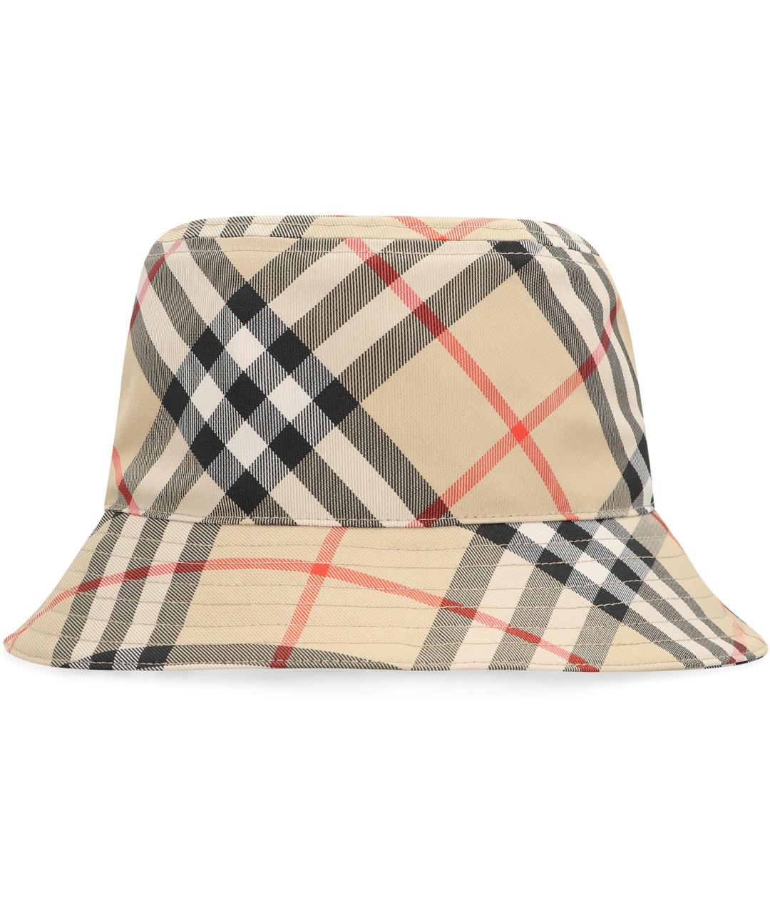 BURBERRY Бежевая синтетическая шляпа, фото 2