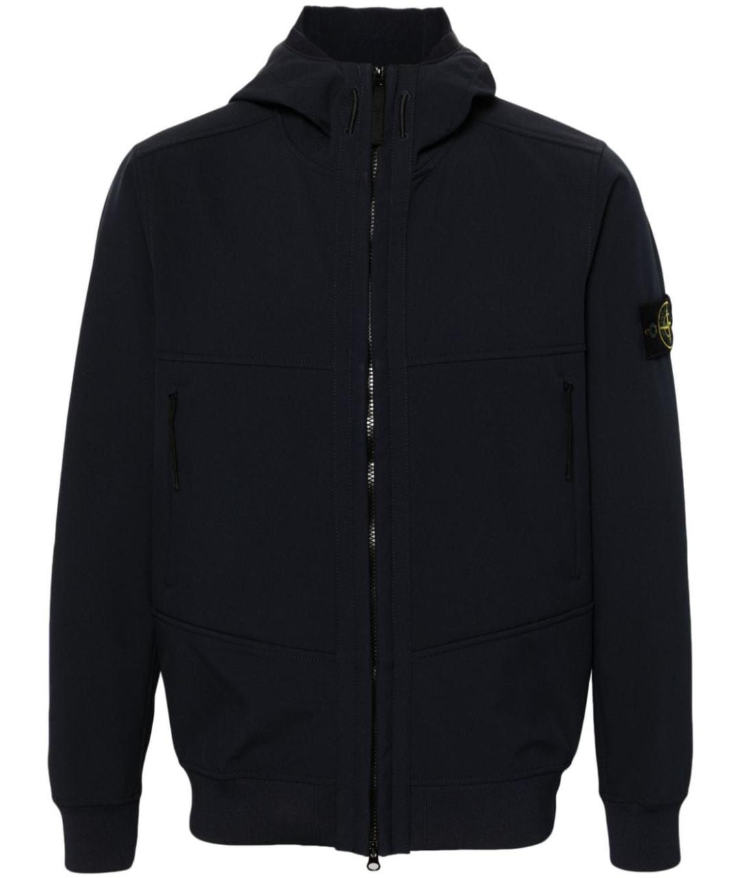 STONE ISLAND Синяя полиэстеровая куртка, фото 1