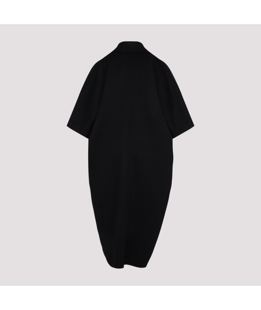 MAX MARA Черное шерстяное пальто, фото 3