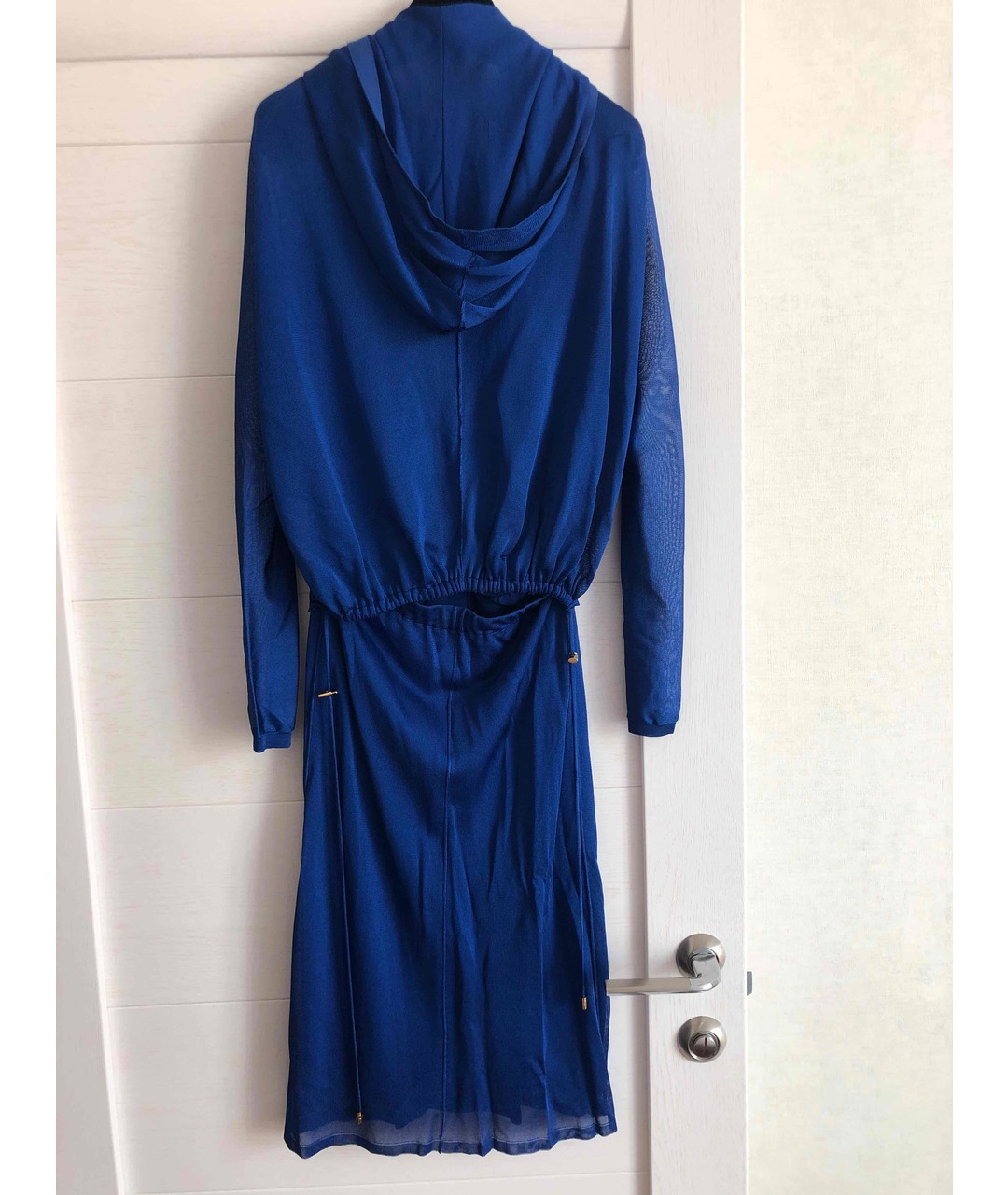 TOM FORD Синее вискозное повседневное платье, фото 2