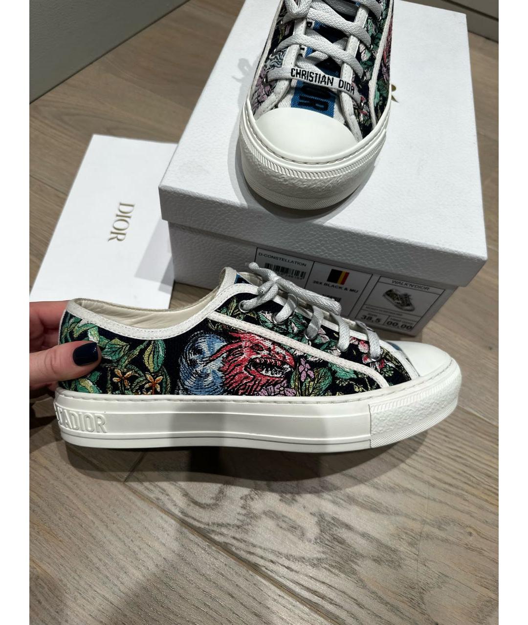 CHRISTIAN DIOR Черные кеды, фото 5