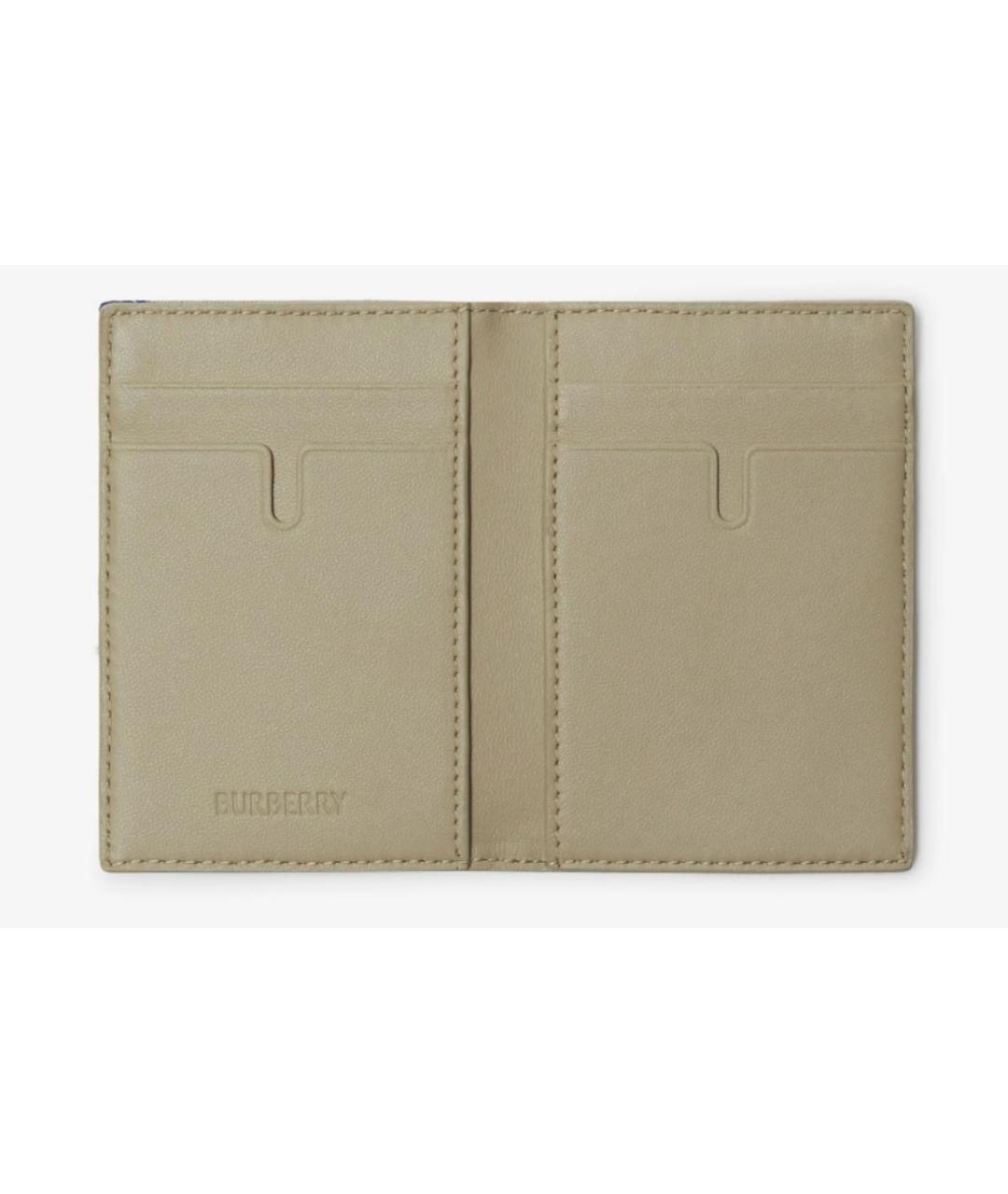 BURBERRY Кожаный кардхолдер, фото 2