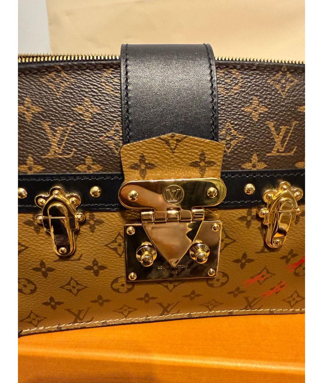 LOUIS VUITTON Коричневая сумка через плечо, фото 2