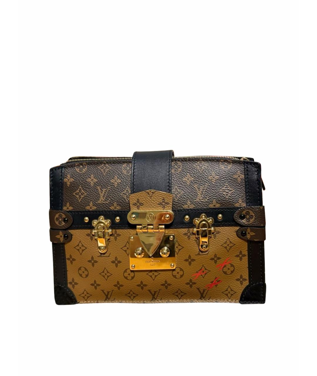 LOUIS VUITTON Коричневая сумка через плечо, фото 1