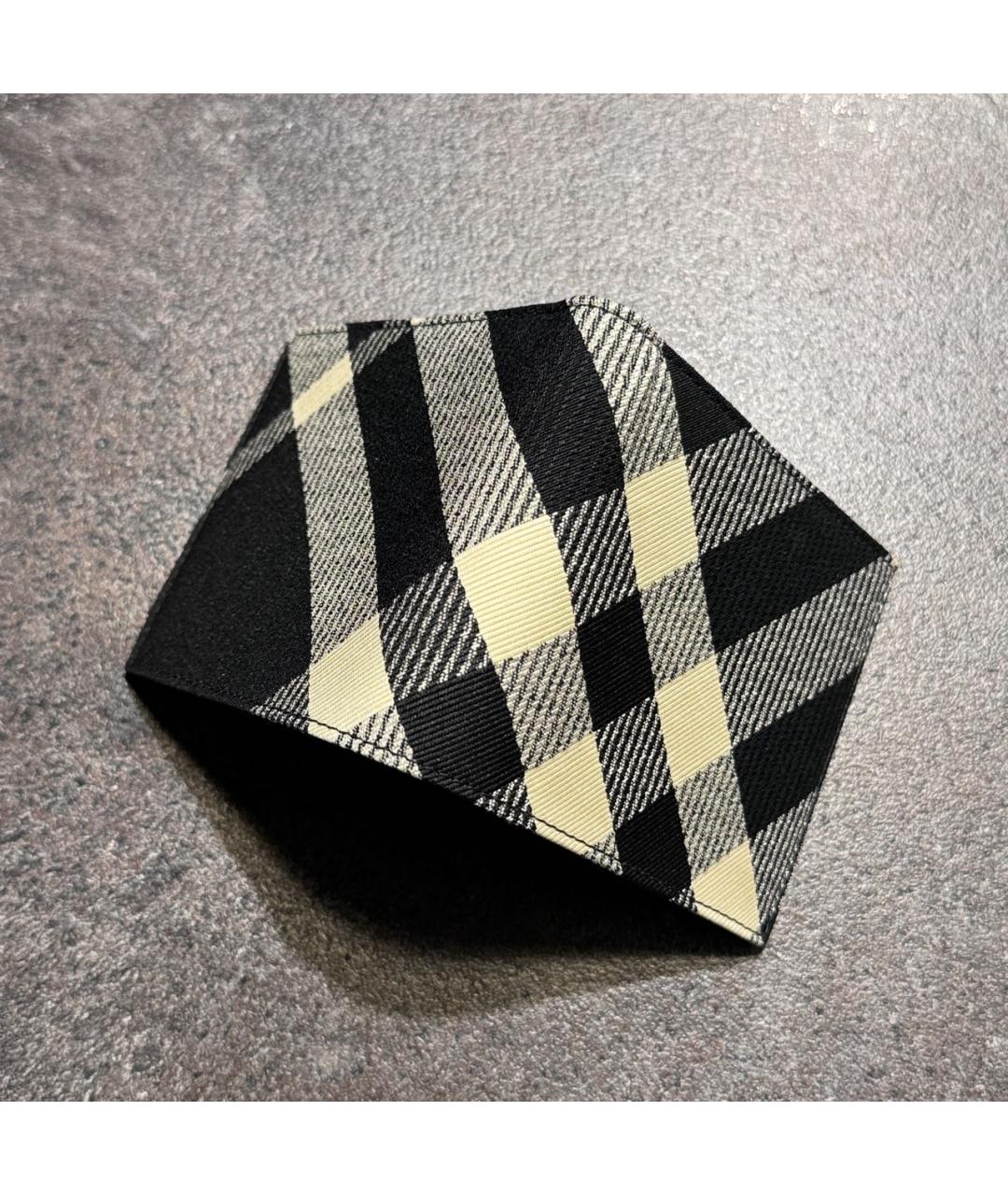 BURBERRY Черный кожаный кошелек, фото 4