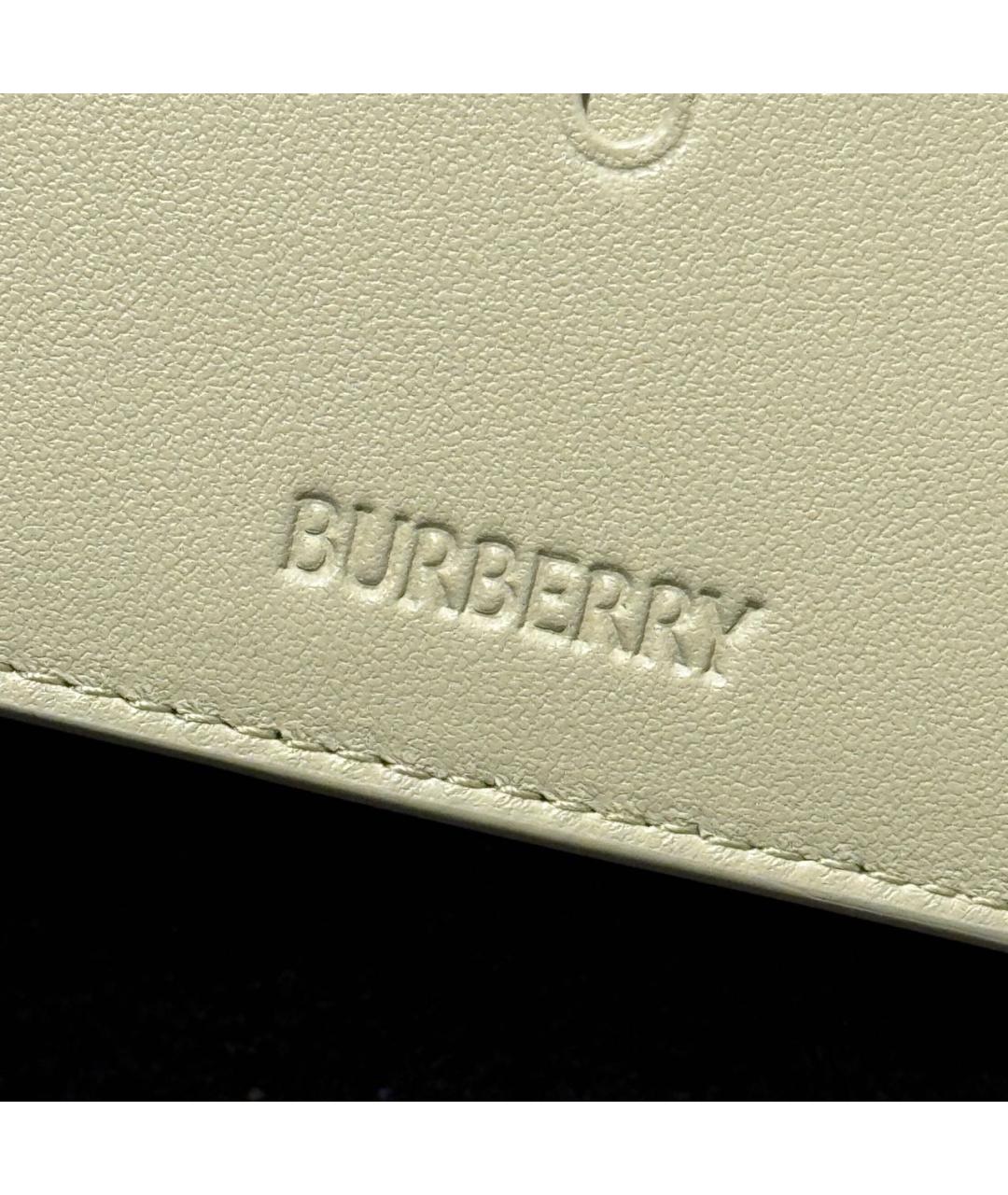 BURBERRY Кожаный кошелек, фото 6