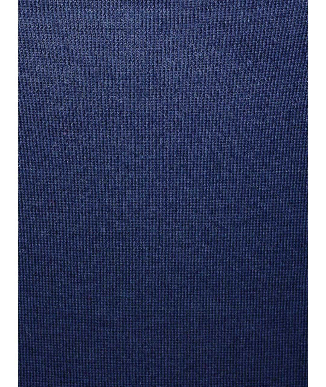 VALENTINO Синяя хлопковая футболка, фото 3