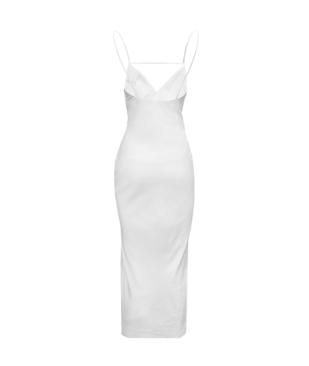 JACQUEMUS Белое хлопковое повседневное платье, фото 2