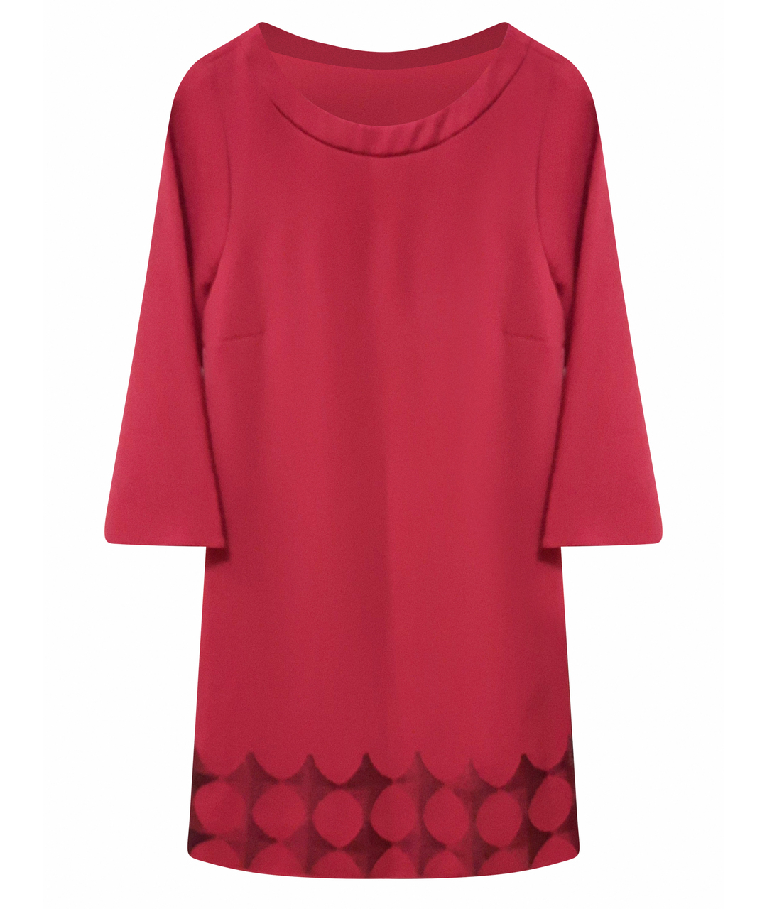 LIU JO Красное полиэстеровое повседневное платье, фото 1
