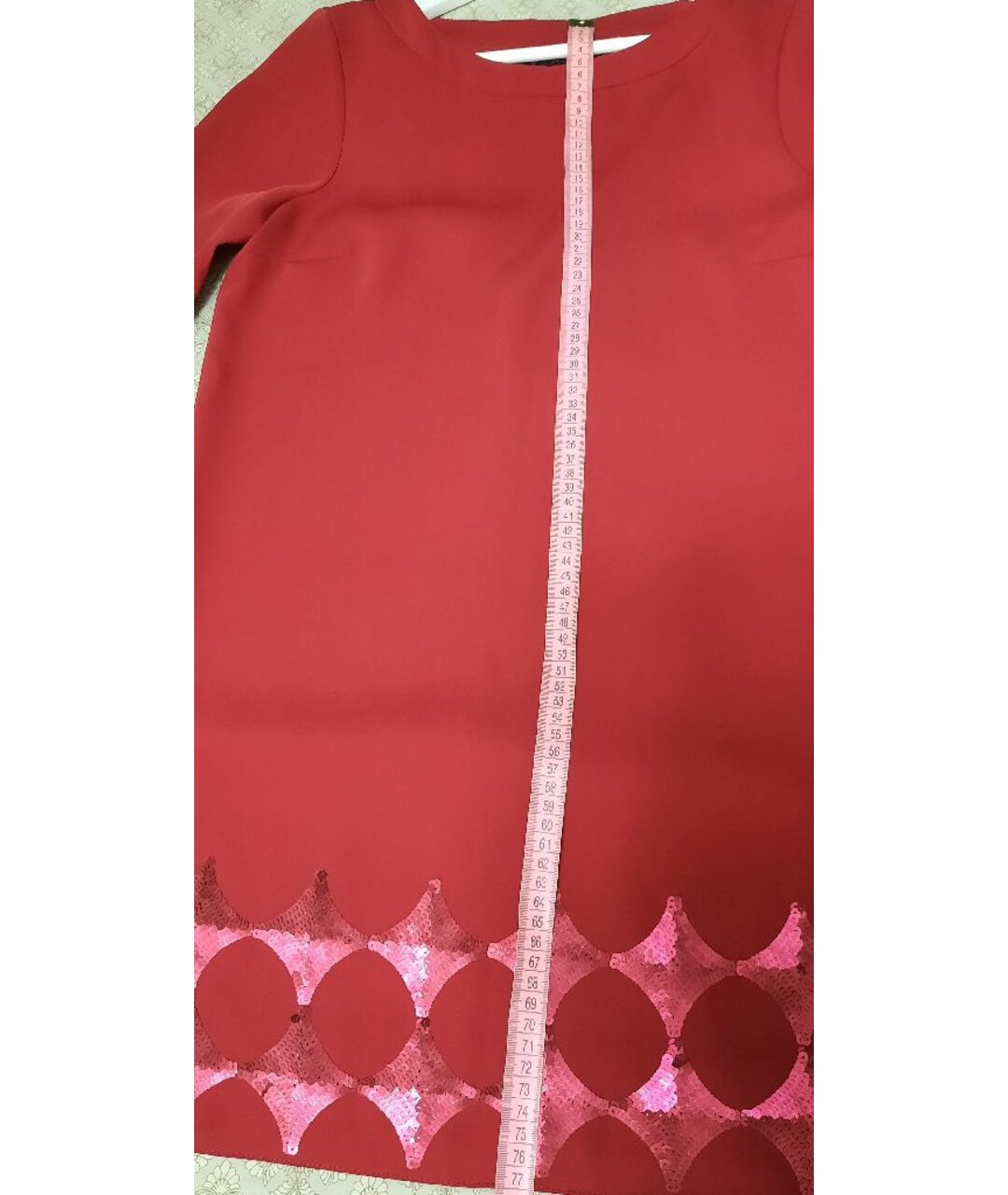 LIU JO Красное полиэстеровое повседневное платье, фото 9