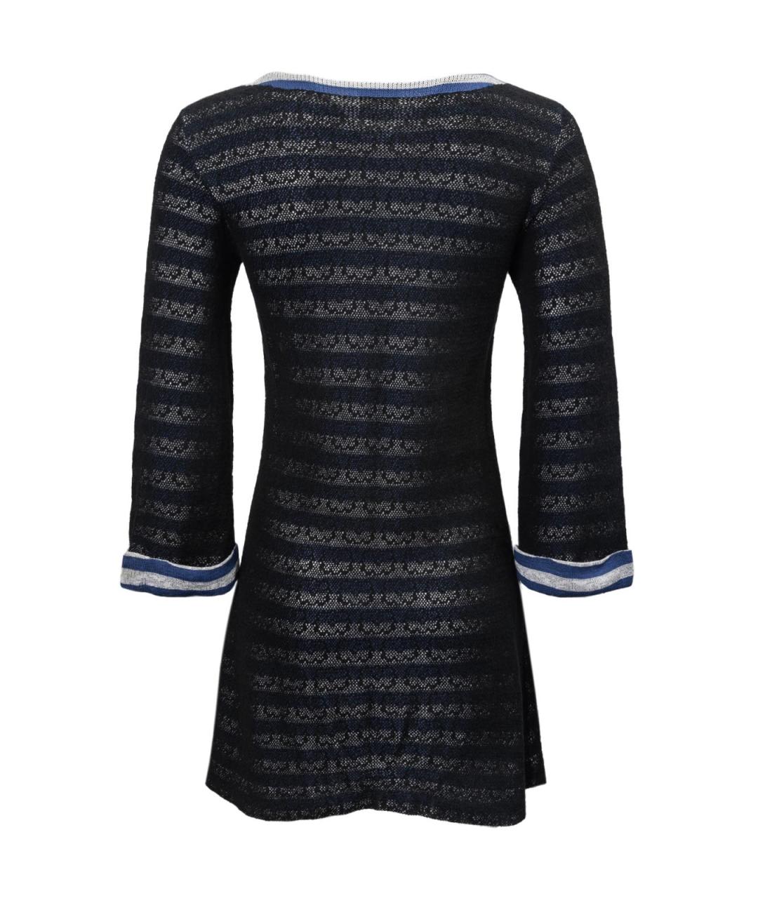CHANEL Черное хлопковое повседневное платье, фото 3