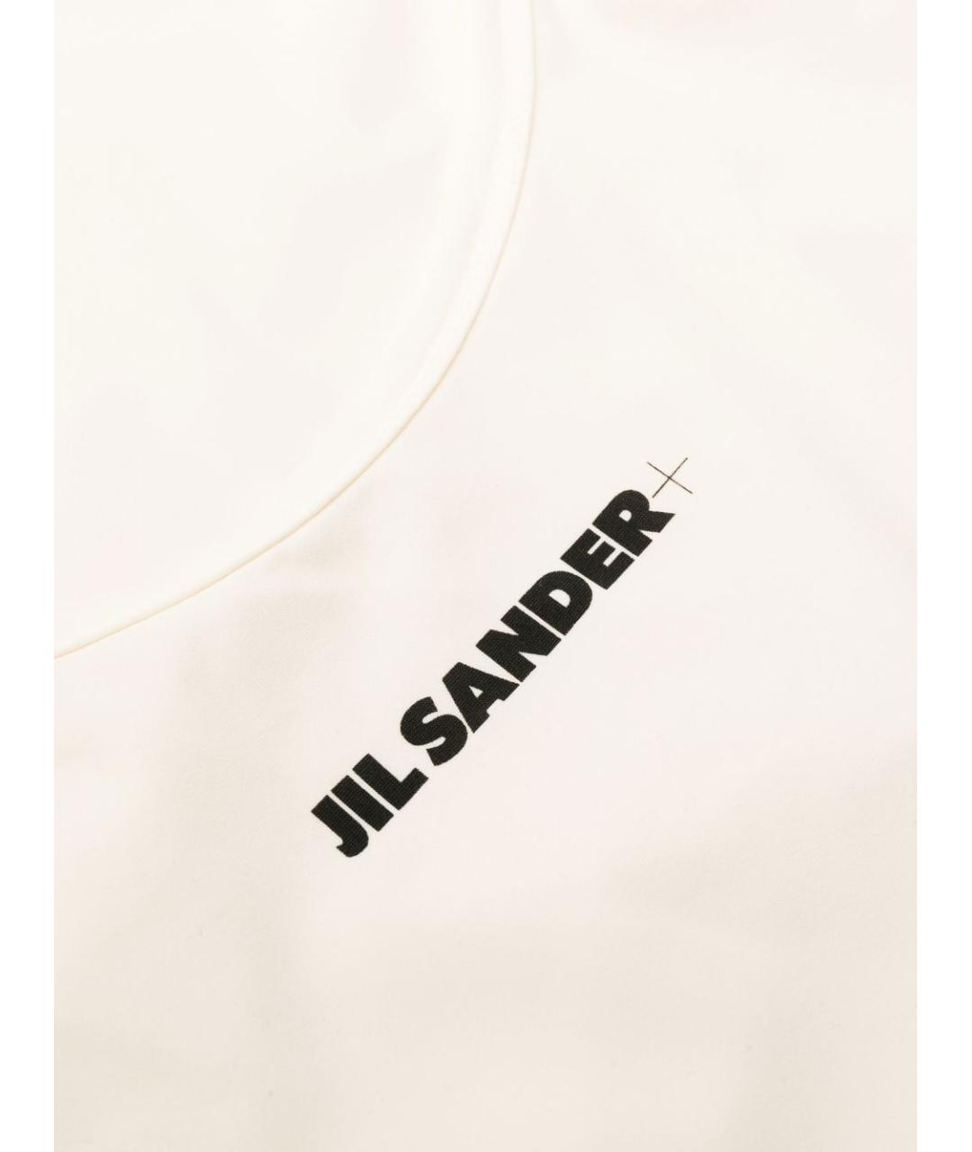 JIL SANDER Белый полиамидовый купальник, фото 3