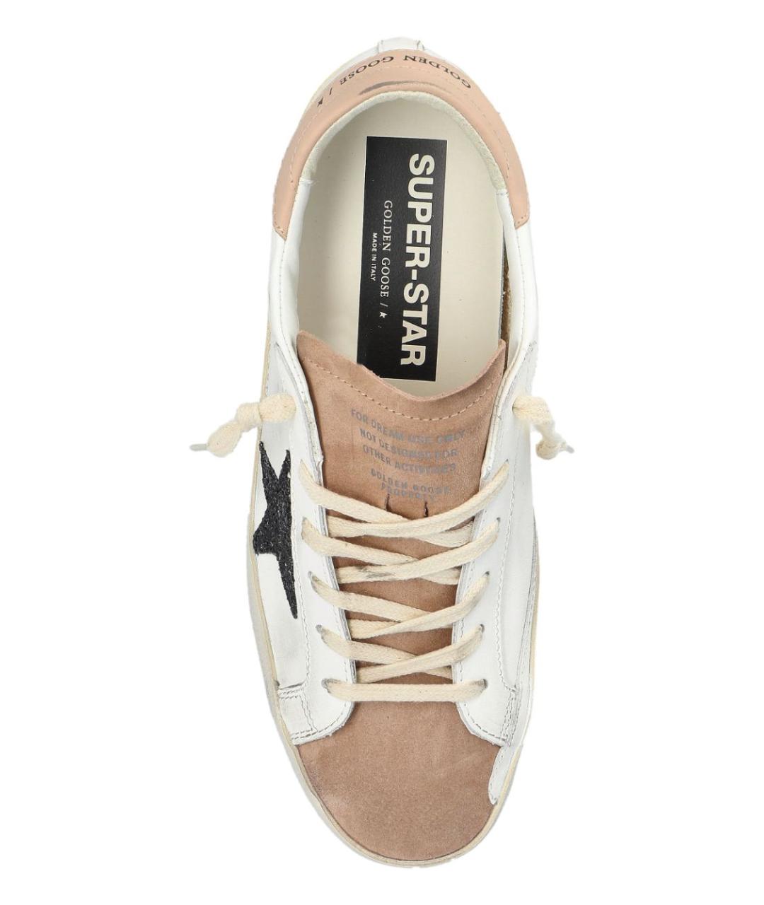 GOLDEN GOOSE DELUXE BRAND Белые кожаные кеды, фото 2