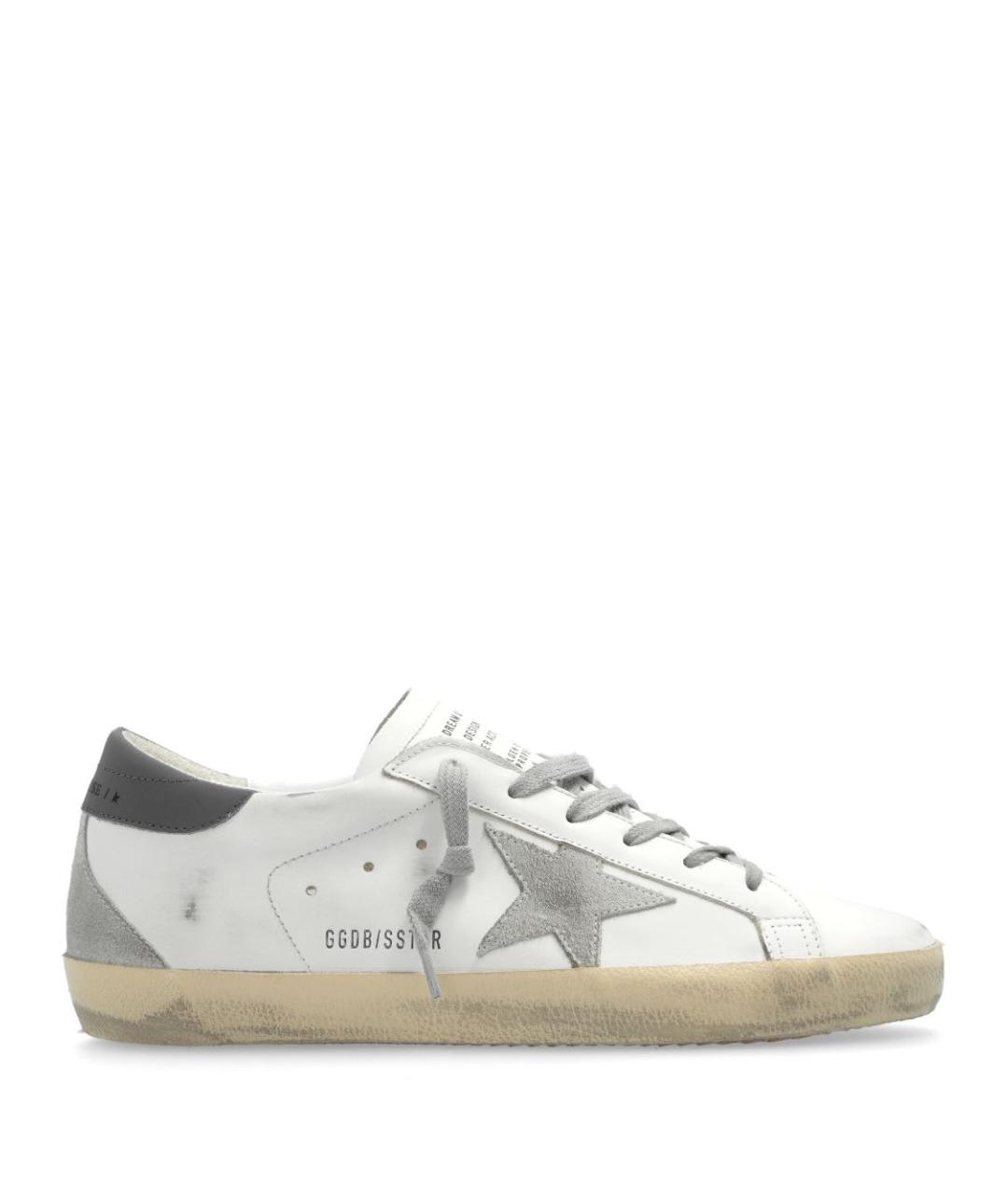 GOLDEN GOOSE DELUXE BRAND Белые кожаные кеды, фото 1